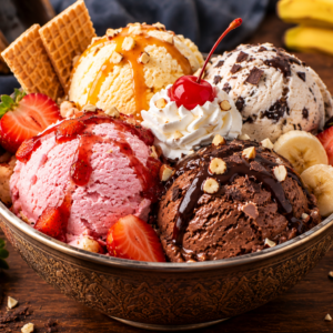 Gemischtes Eis